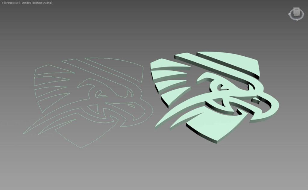 3D logo model