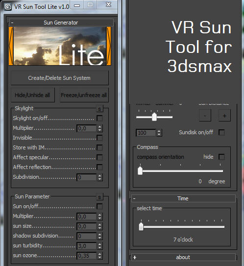 VRay Sun Tool 