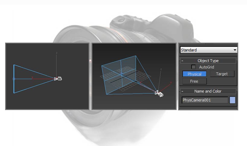 Vray physical camera
