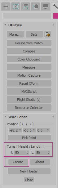 Create Fence in 3ds Max