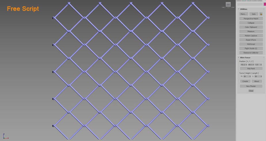 Wire fence script