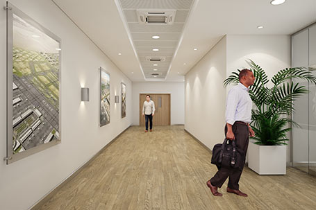 office corridor interior design