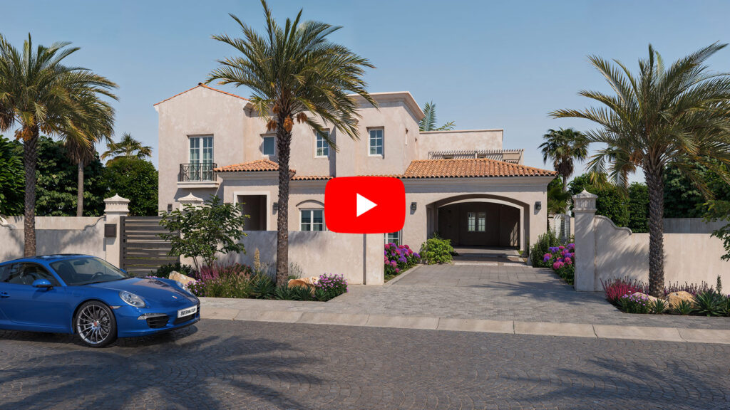 Luxury villa walkthrough animation Dubai